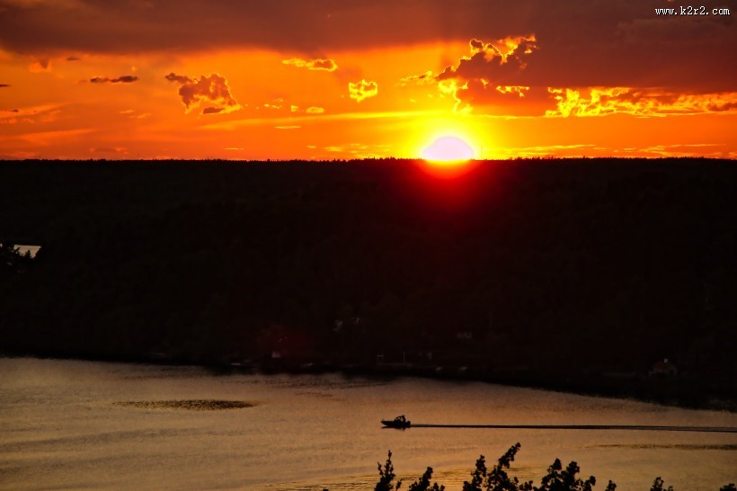 美丽的夕阳风景图片