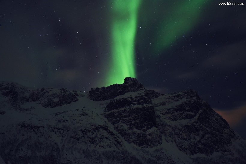 美丽的极光图片