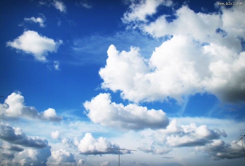 天空的白云图片