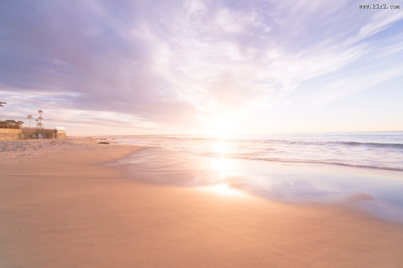 风景优美的海滩图片