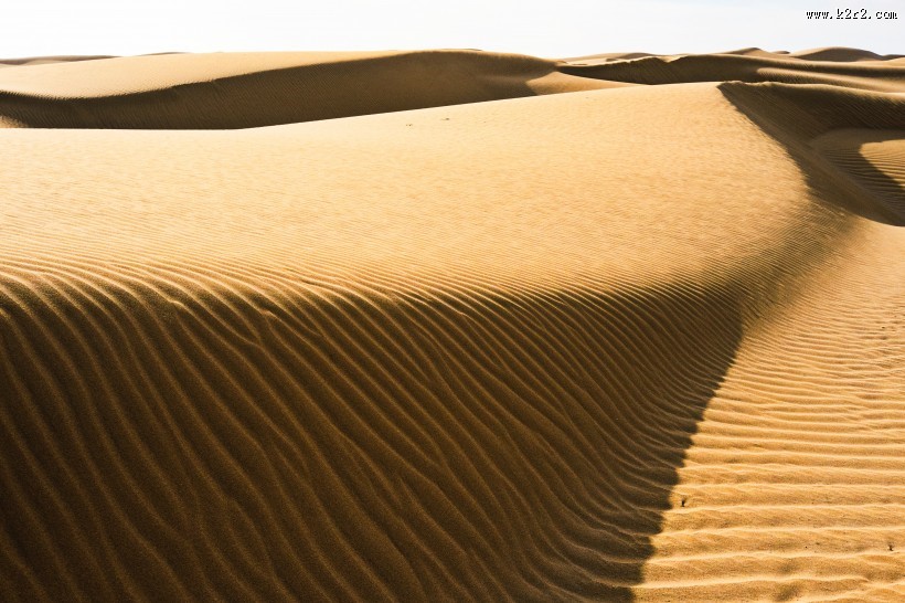 荒凉的沙漠风景图片