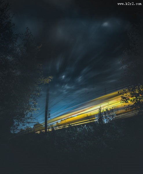 风云变幻的夜空图片大全