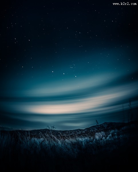 风云变幻的夜空图片大全