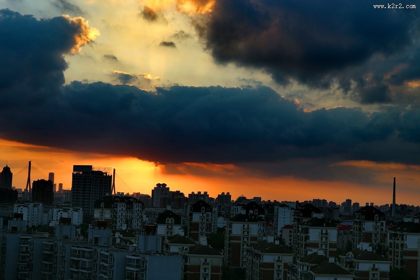 天空的乌云图片