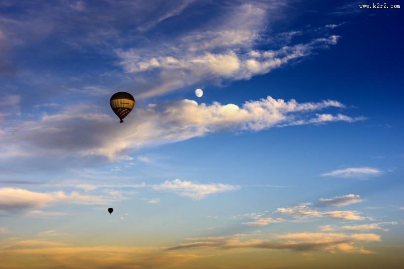 广袤的蓝天白云图片大全