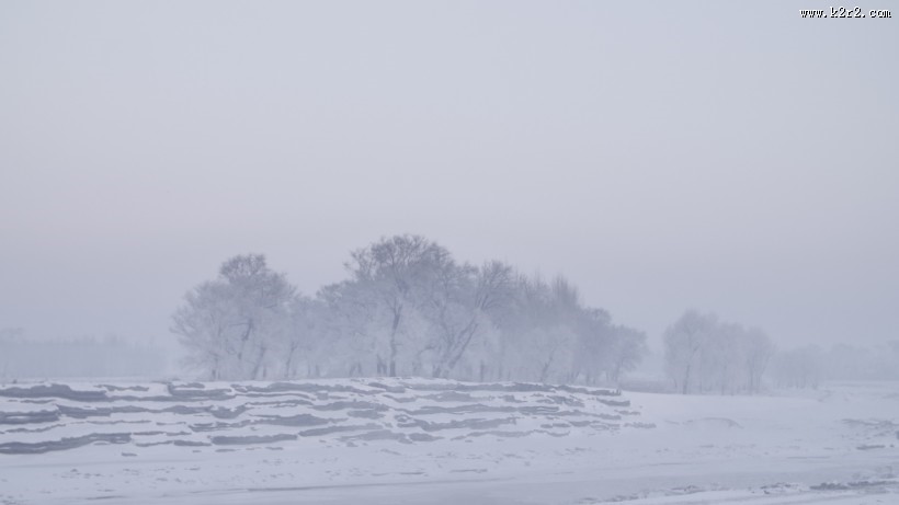 大自然的馈赠唯美雪景图片