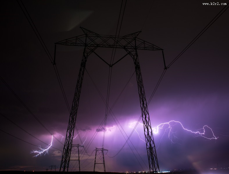 可怕恐怖的闪电图片 自然现象图片