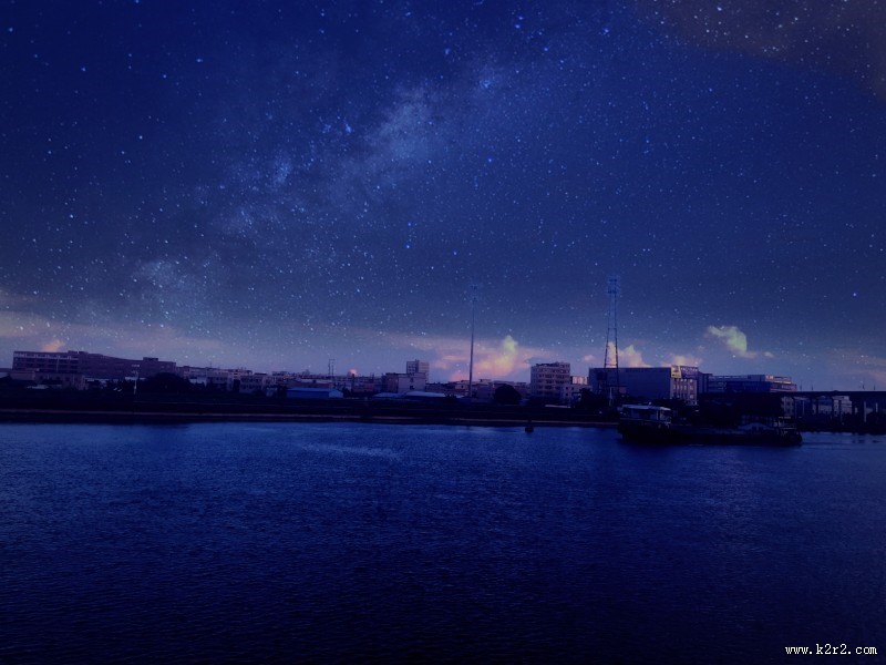 美妙灿烂的星空图片