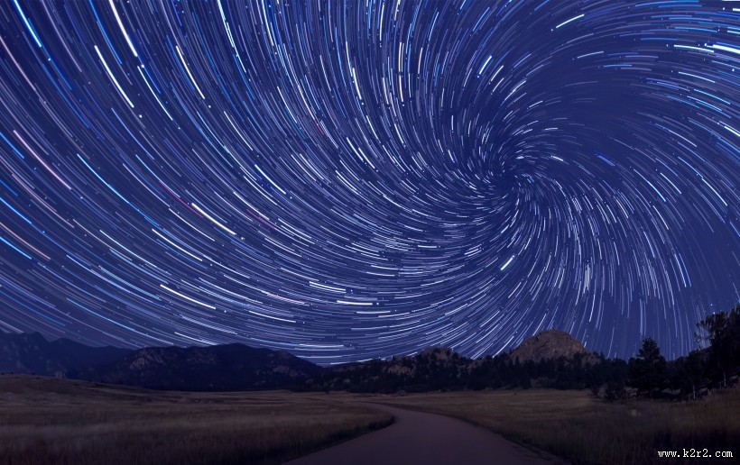 美妙灿烂的星空图片