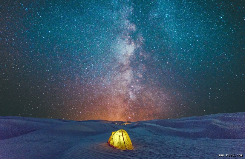 美妙灿烂的星空图片