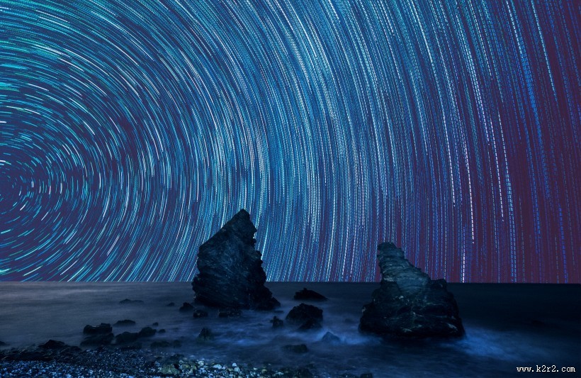 美妙灿烂的星空图片