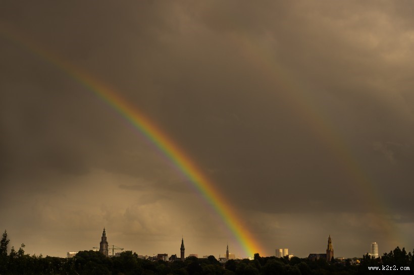 美丽的彩虹图片