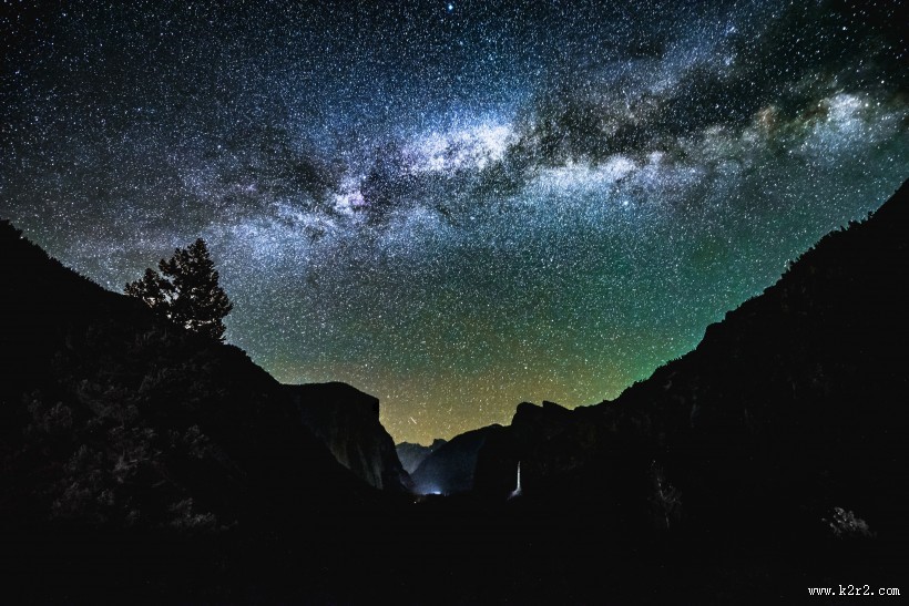 繁星点点的夜空图片大全