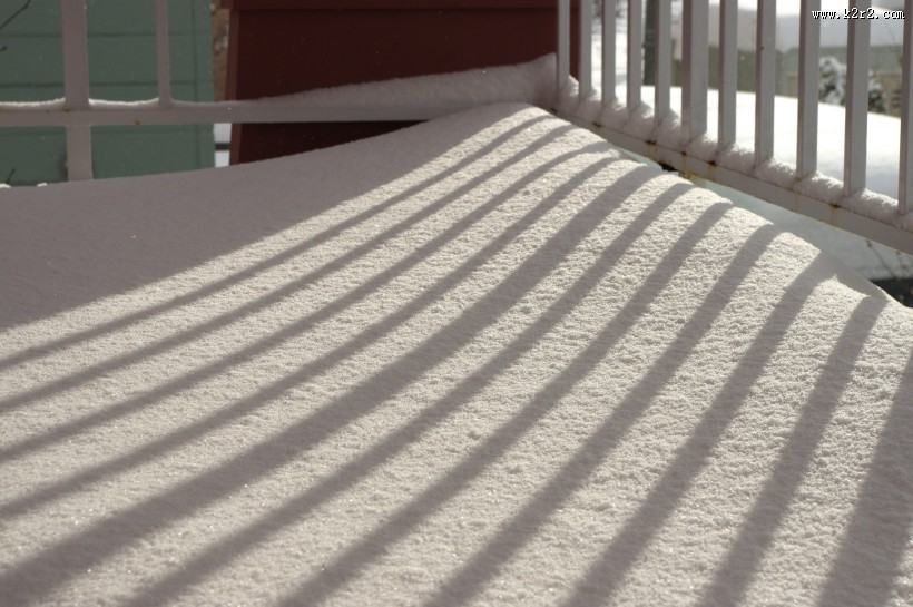 冬天的雪景图片