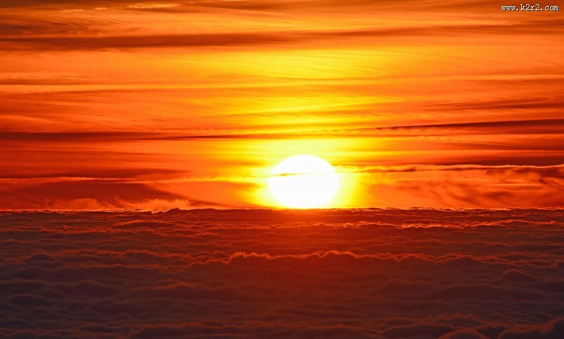 唯美的日出日落图片大全