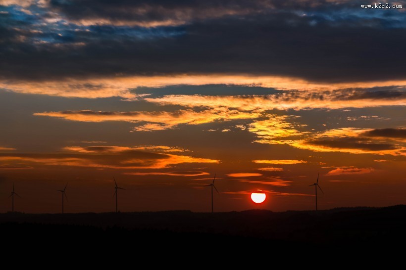 唯美的日出日落图片大全
