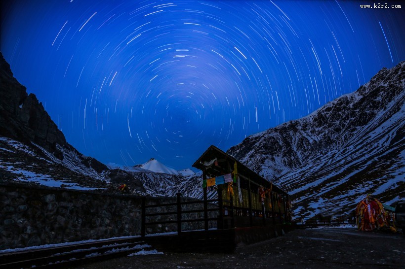 璀璨耀眼的星空景观图片