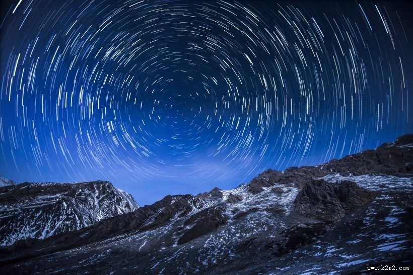 璀璨耀眼的星空景观图片