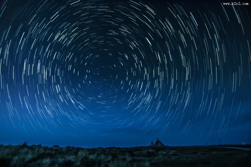 璀璨耀眼的星空景观图片