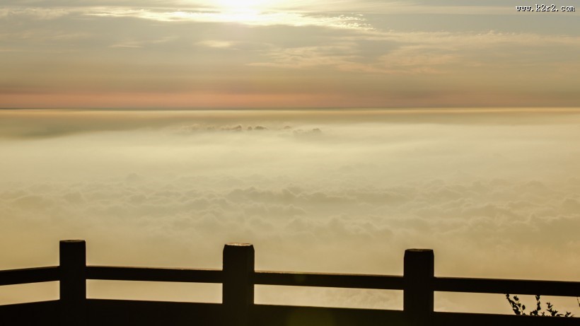 唯美的日出风景图片