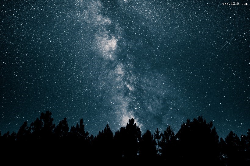 美丽的星空银河图片大全