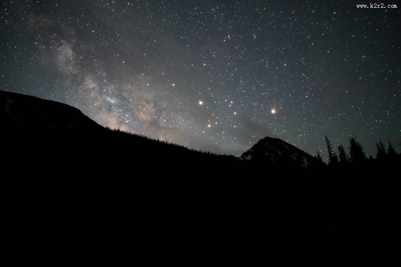 美丽的星空银河图片大全