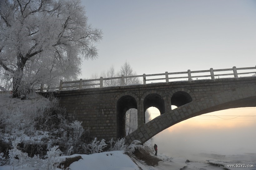 唯美的雾凇图片大全