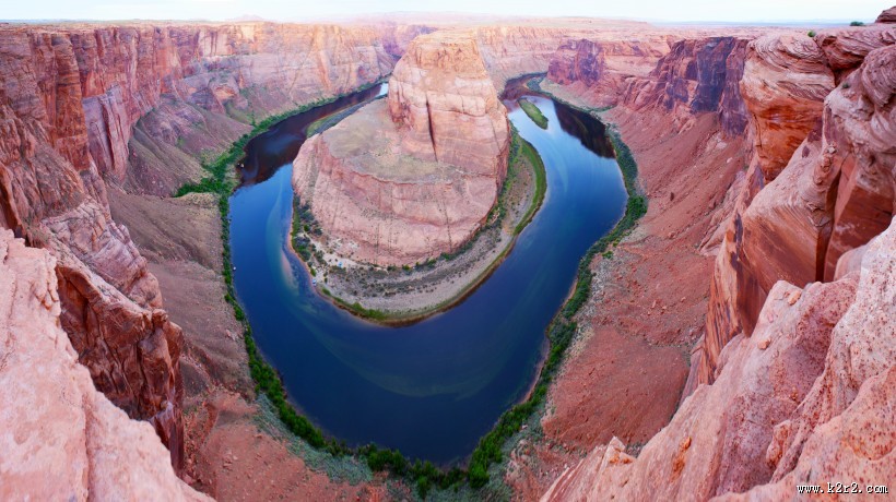 环形峡谷地貌图片大全