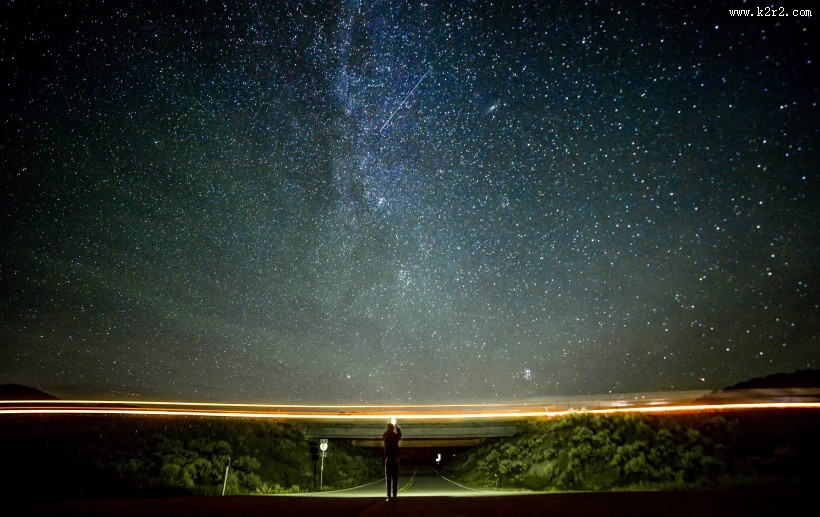 神秘的星空图片