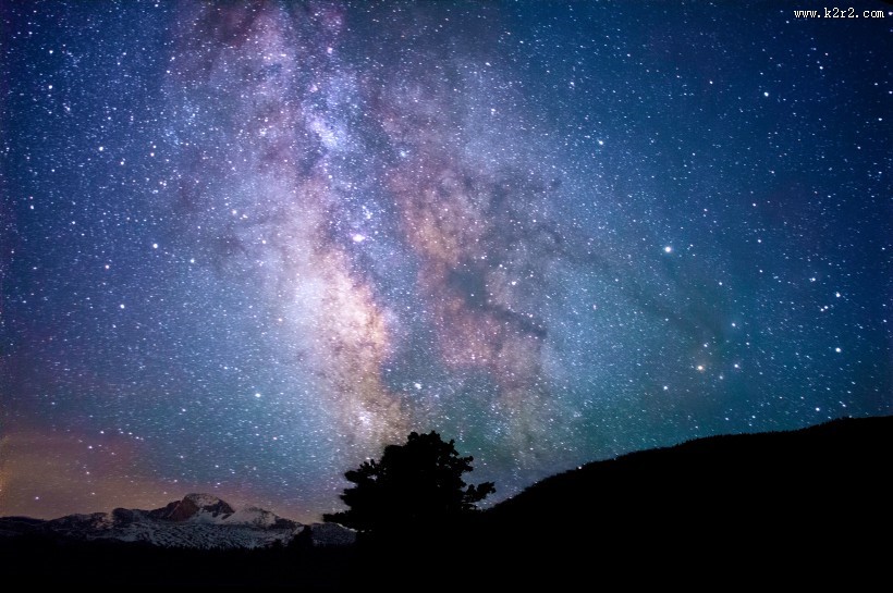 神秘的星空图片