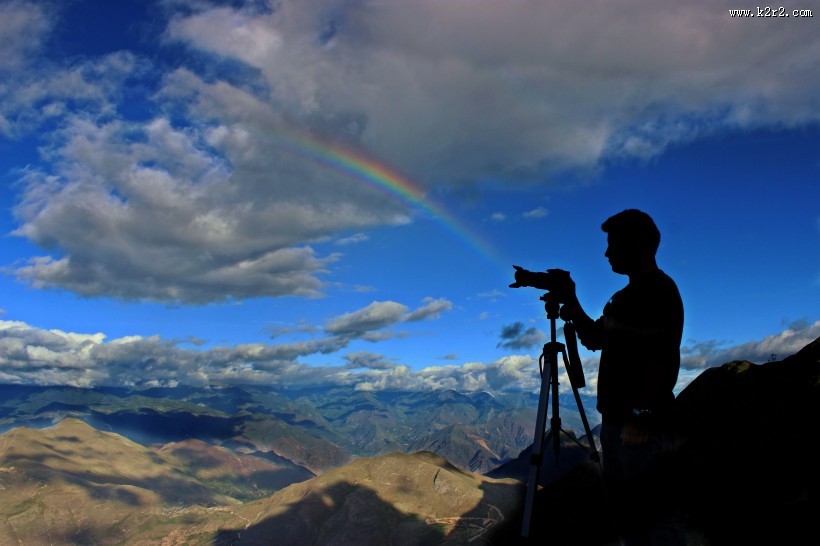 美丽的彩虹图片