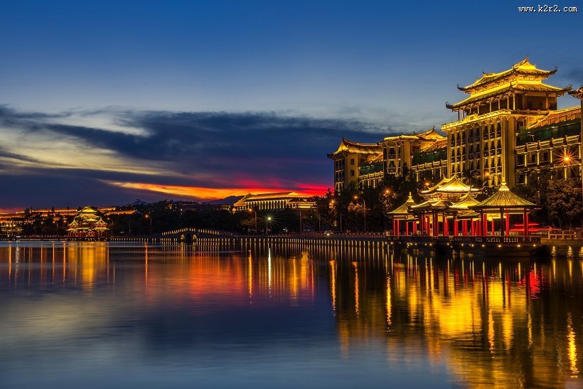 魅力迷人夜色图片