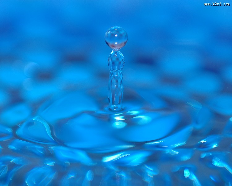 水滴的波纹素材图片