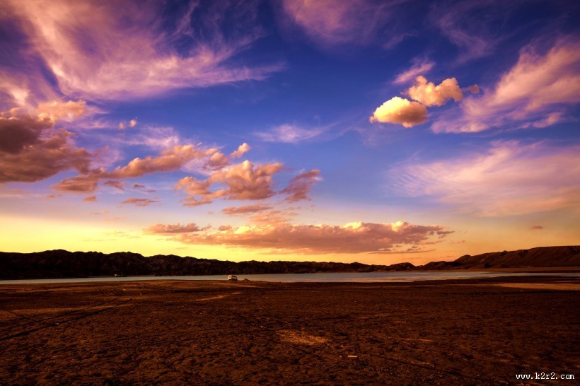 唯美黄昏夕阳风景图片大全