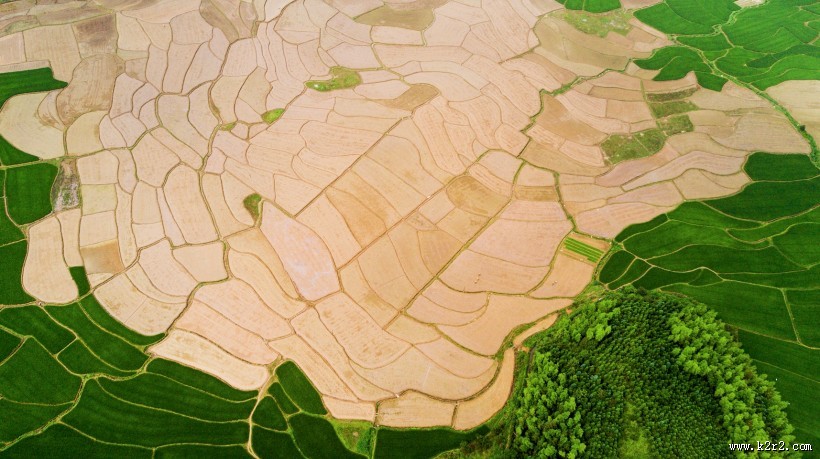 乡村田野风景图片