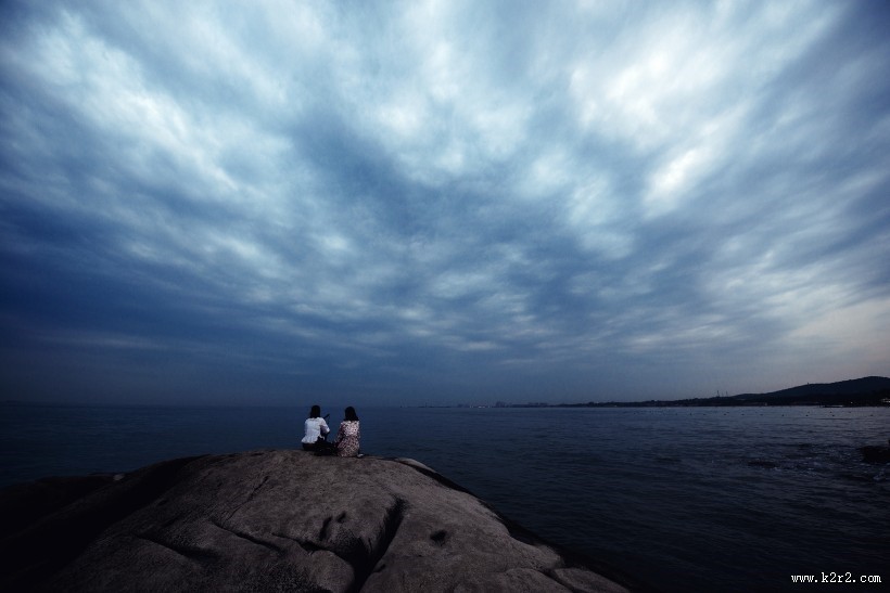 唯美的海边图片