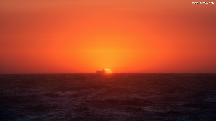 唯美的海边图片