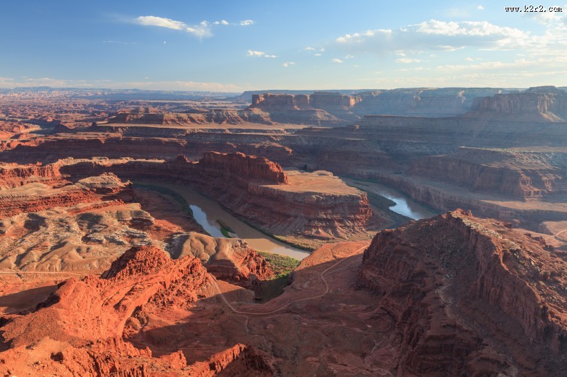 荒漠峡谷风景图片