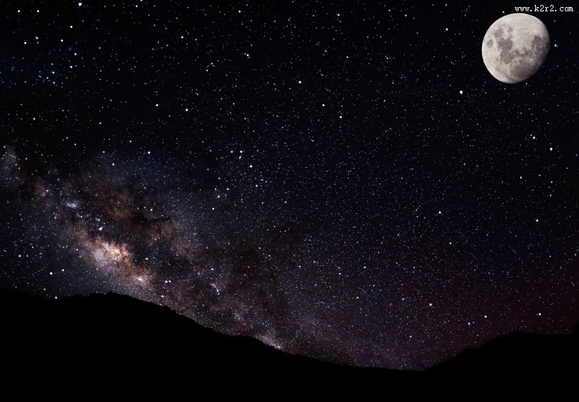 璀璨的星空图片