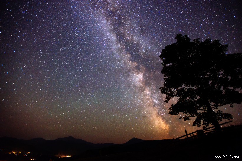 璀璨的星空图片