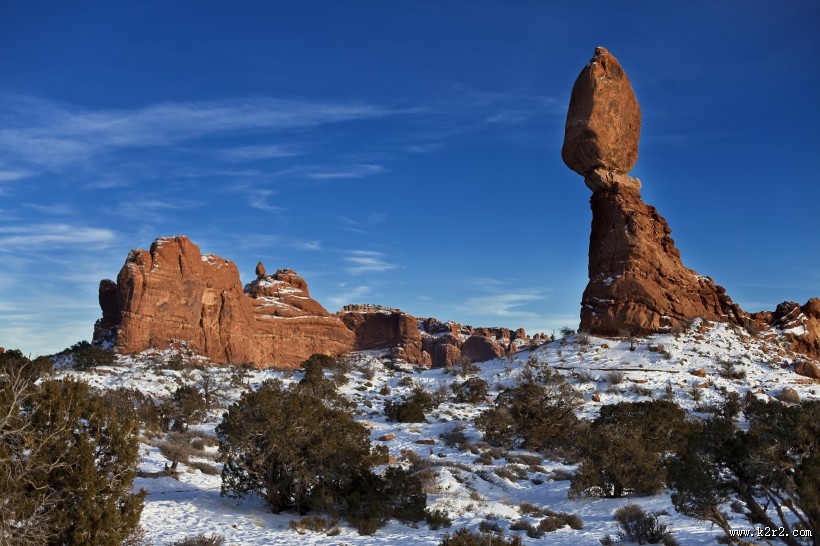 雄伟壮观的拱门国家公园图片