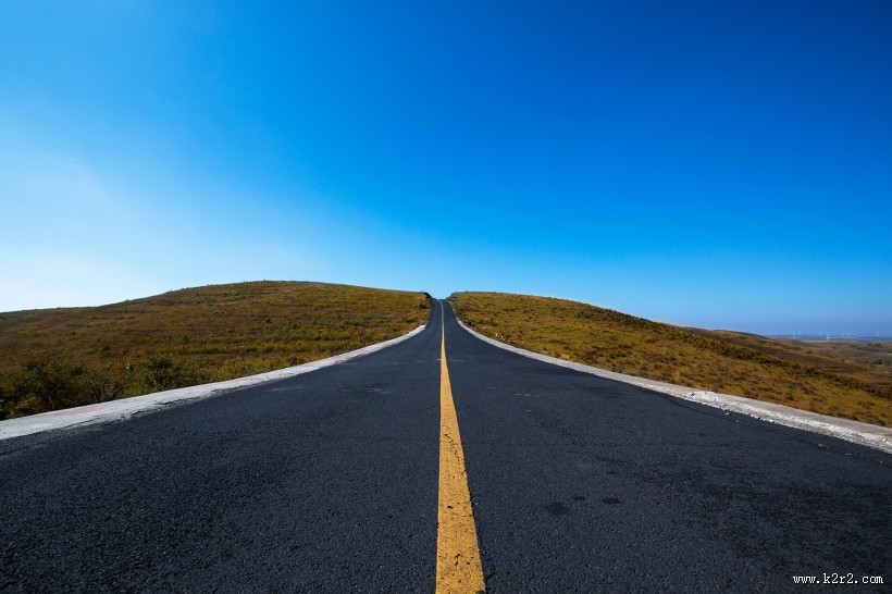 河北草原天路风景图片大全