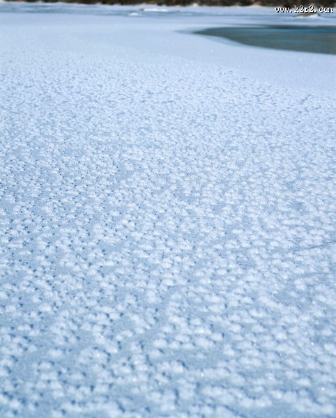 皑皑的雪地图片