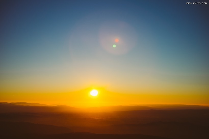 美丽的夕阳景色图片