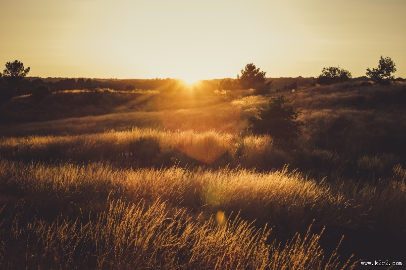 美丽的夕阳景色图片