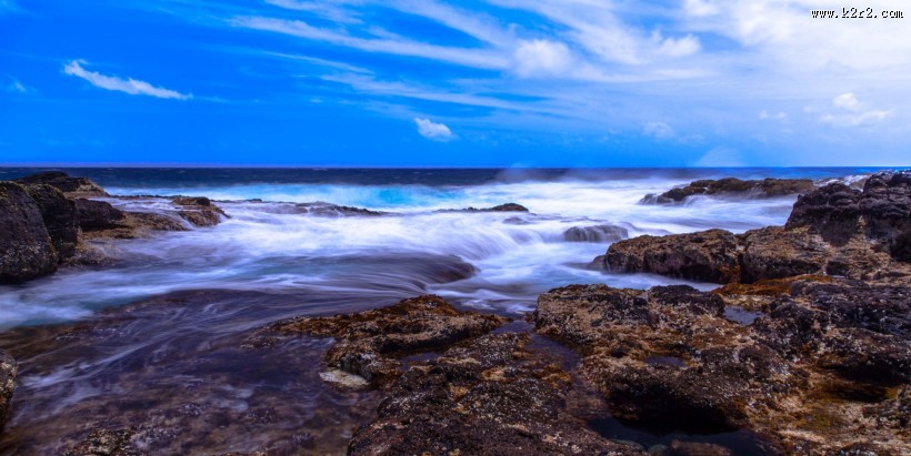 海潮风光图片大全