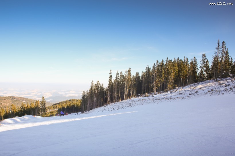 大自然的雪图片