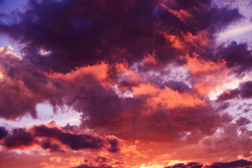 唯美黄昏景色图片