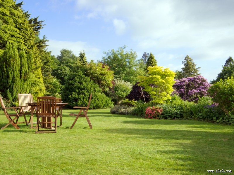 园林中桌椅景色图片大全