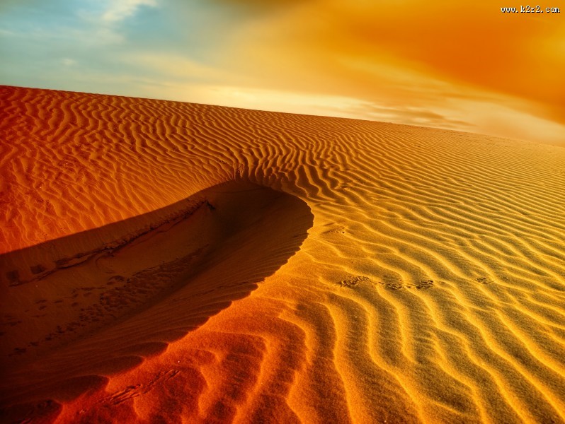 一望无际的沙漠图片大全